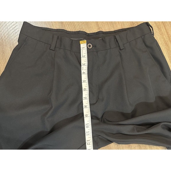 Nike Golf Dri Fit Pants Mens Size 34x32 Black Performance Tech Logo Pockets EUC - Picture 12 of 16